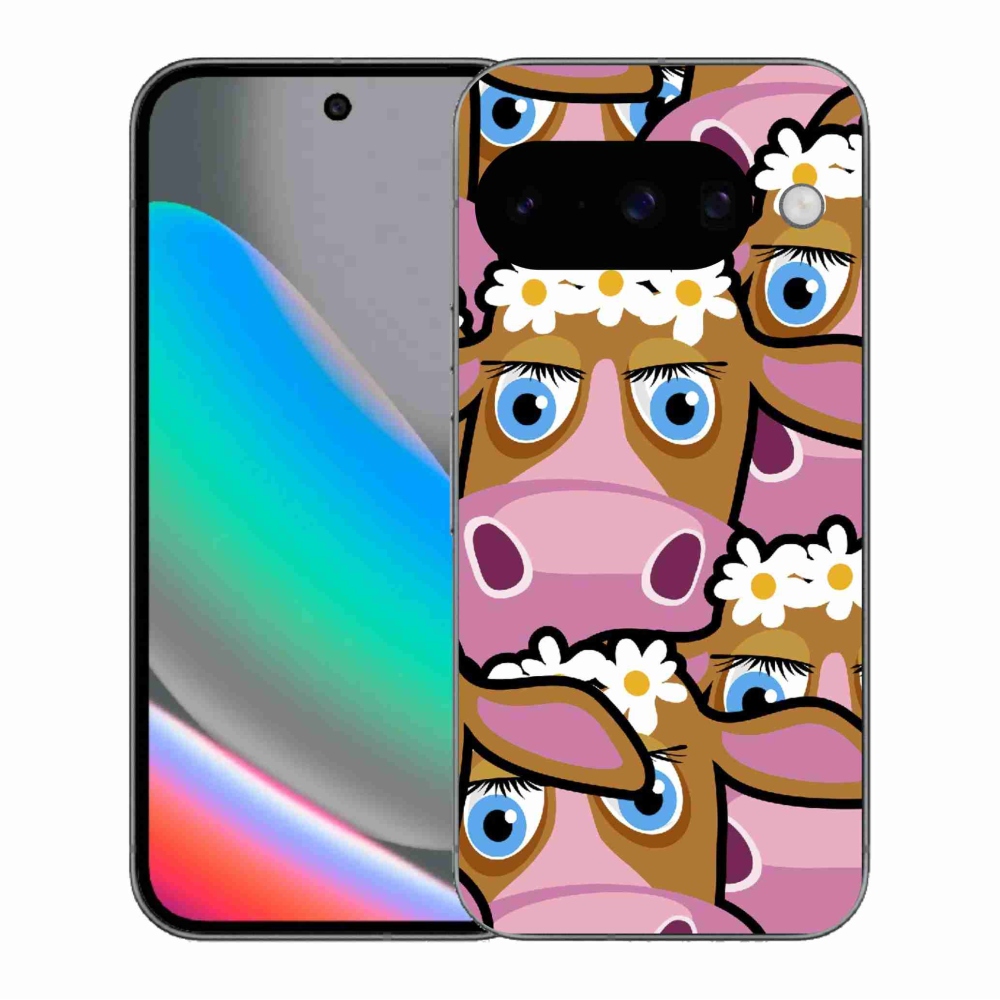 Gélový kryt mmCase na Google Pixel 10 - kreslené kravičky