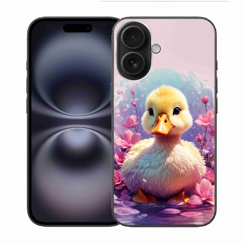 Gélový kryt mmCase na iPhone 16 - kačička