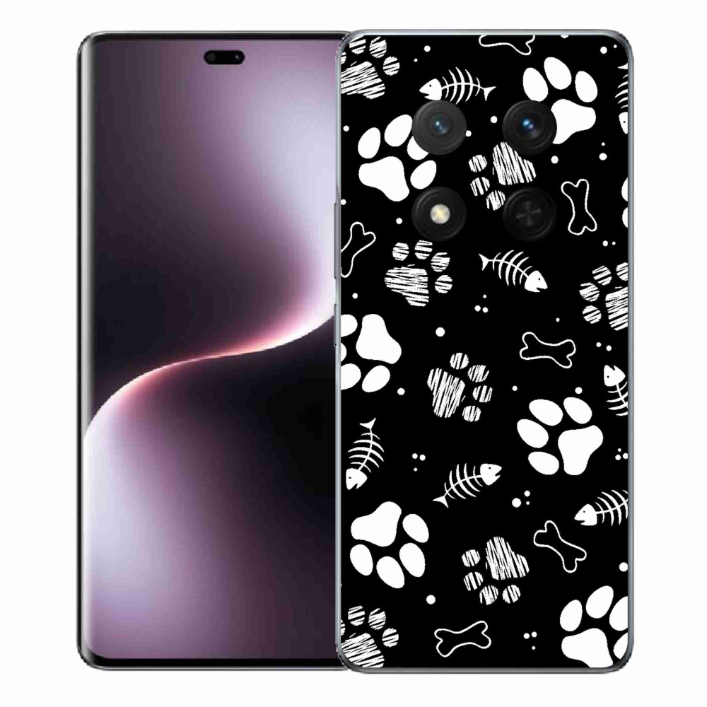 Gélový kryt mmCase na Honor Magic 7 Lite 5G - psie labky