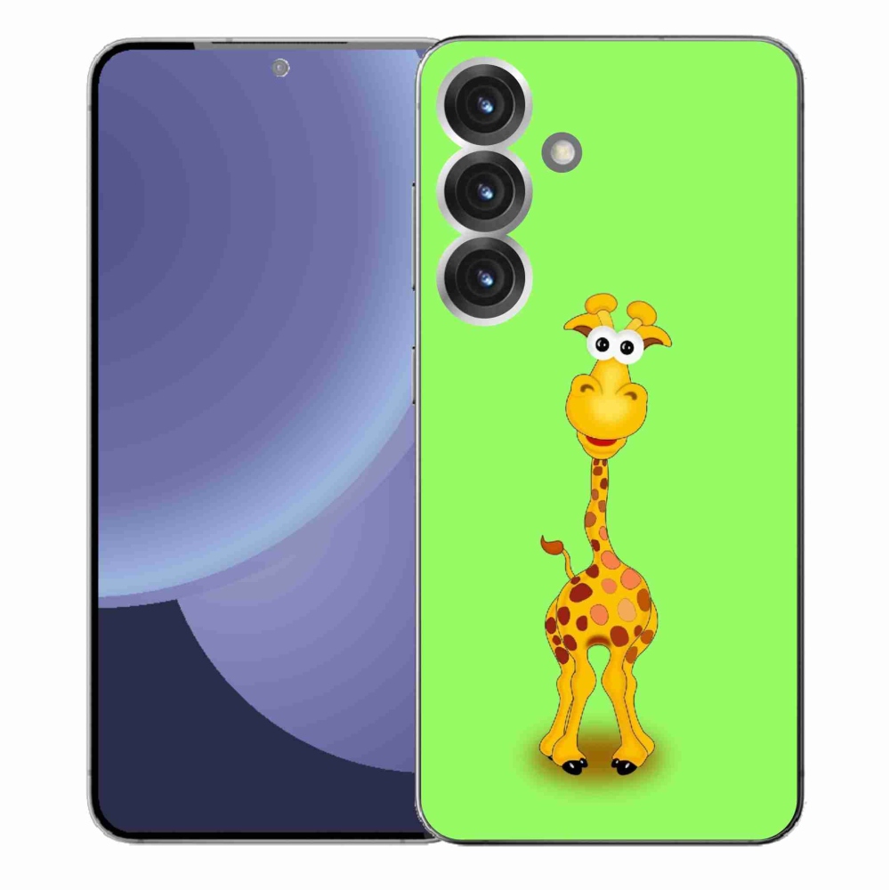 Gélový kryt mmCase na Samsung Galaxy S25+ - kreslená žirafa