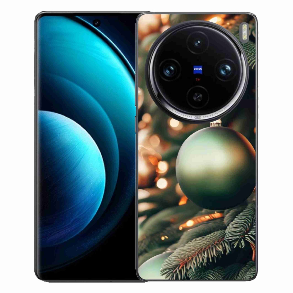 Gélový kryt mmCase na Vivo X100 Pro 5G - vianočné ozdoby 1