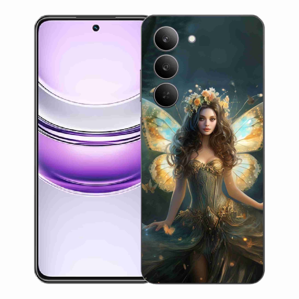 Gélový kryt mmCase na Realme 14x 5G - motýlia žena
