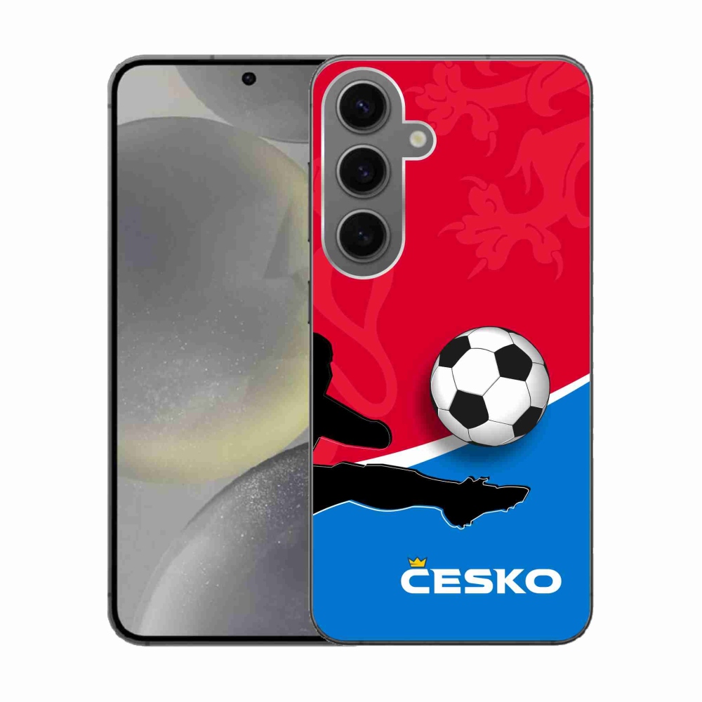 Gélový kryt mmCase na Samsung Galaxy S24 - futbal Česko 2