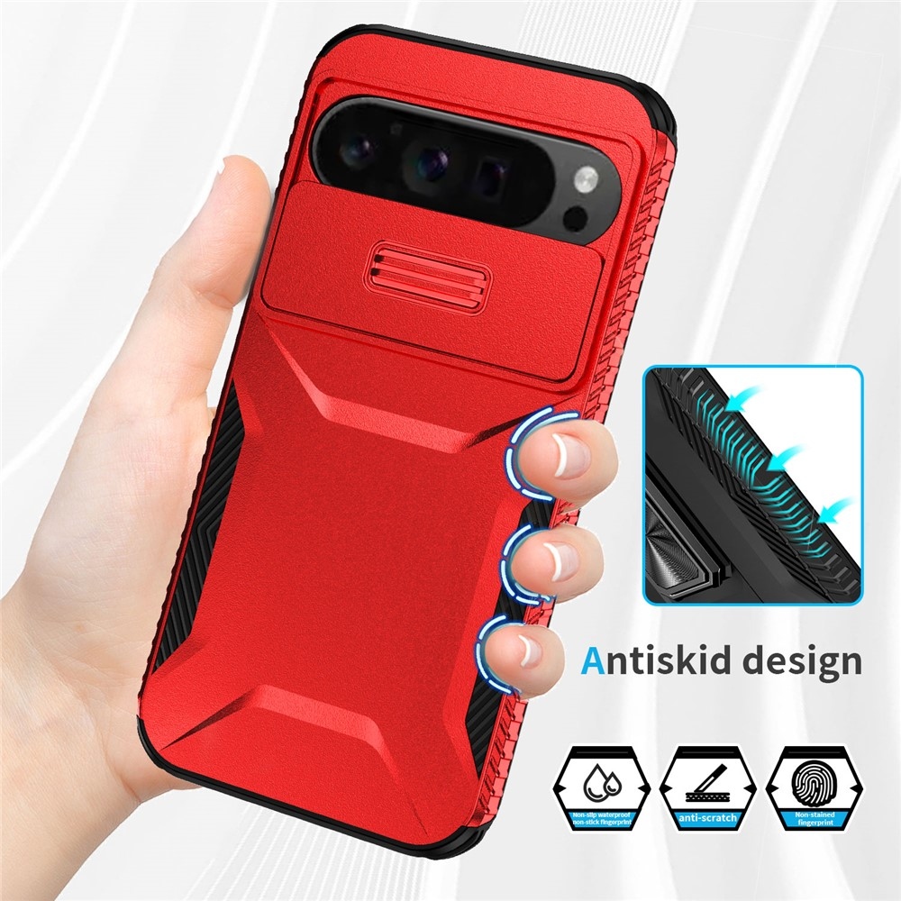 Lid odolný kryt na Google Pixel 10 Pro XL - červený