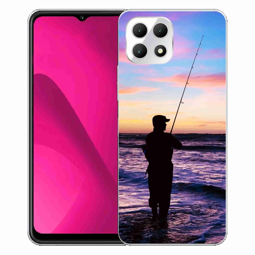 Gélový kryt mmCase na T-Mobile T Phone 2 - rybárčenie 1