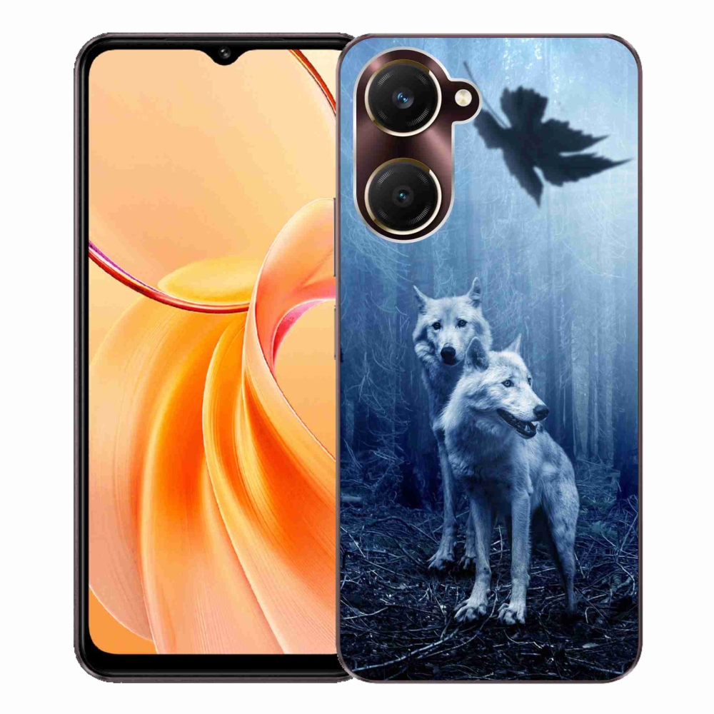 Gélový kryt mmCase na Vivo Y28s 5G - vlci v lese