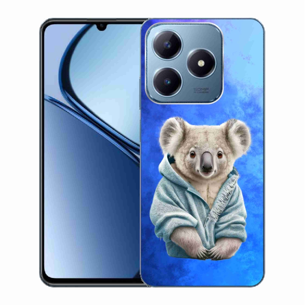 Gélový kryt mmCase na Realme C63 - koala vo svetri