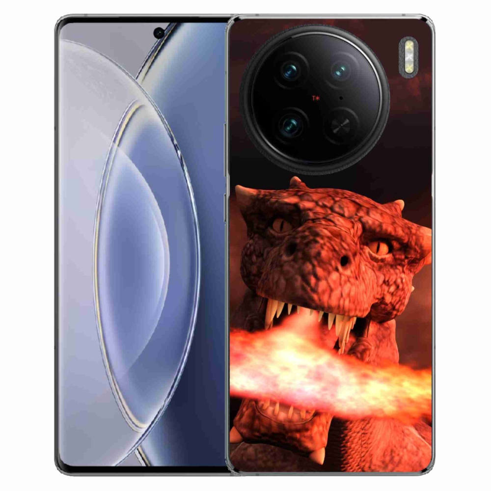 Gélový kryt mmCase na Vivo X90 Pro - drak