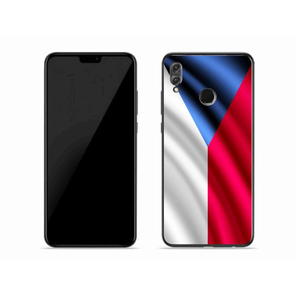 Gélový kryt mmCase na mobil Honor 8X - česká vlajka