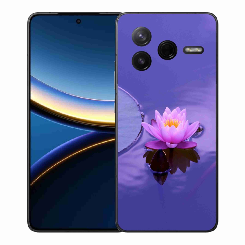 Gélový kryt mmCase na Xiaomi Poco F7 Pro - kvet na hladine