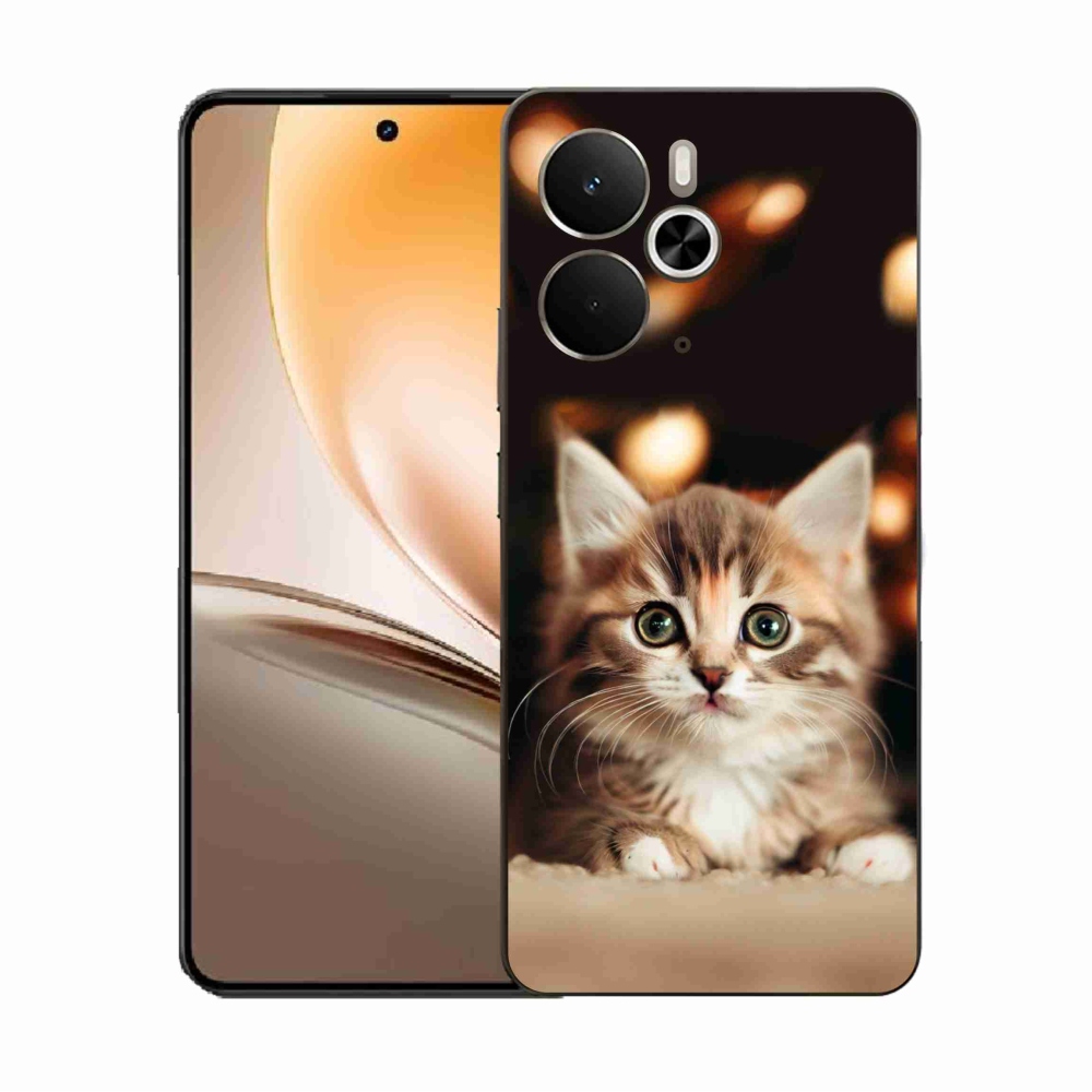 Gélový kryt mmCase na Realme 14 5G - roztomilé mačiatko 2
