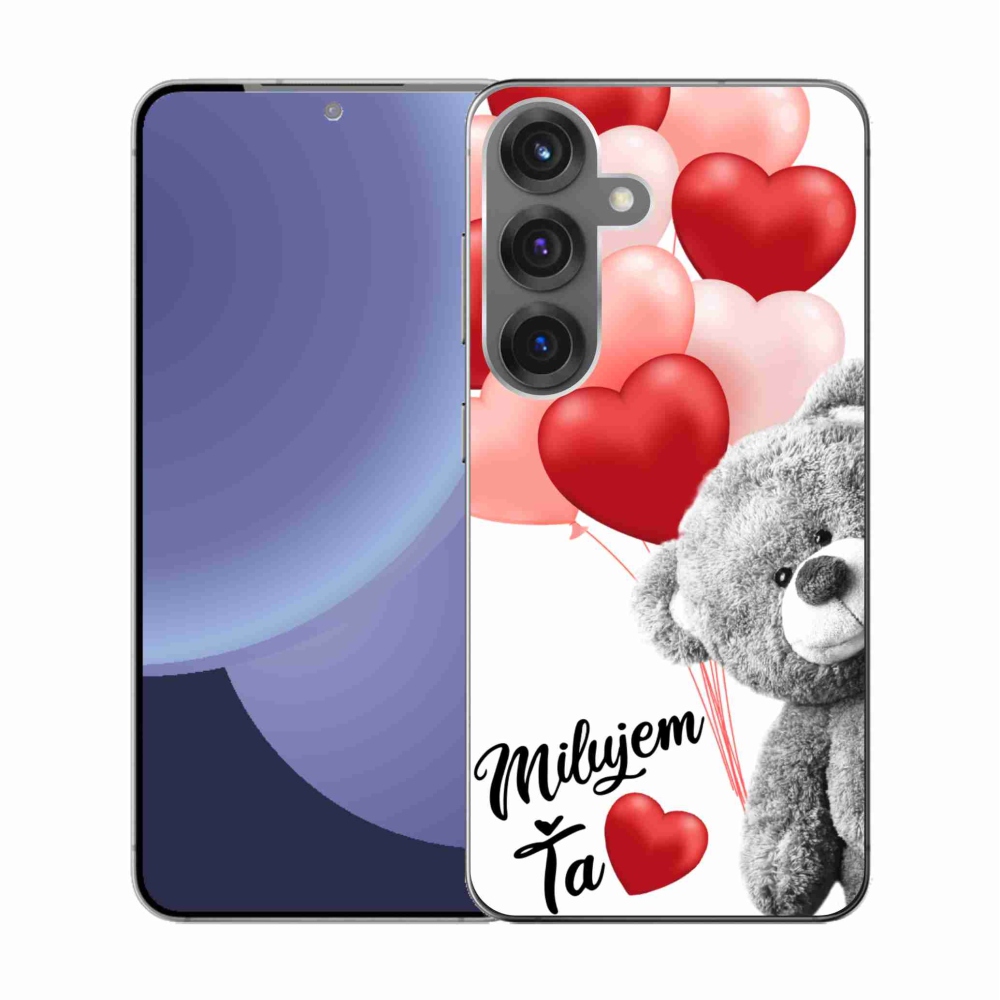 Gélový kryt mmCase na Samsung Galaxy S25 - milujem Ťa sk