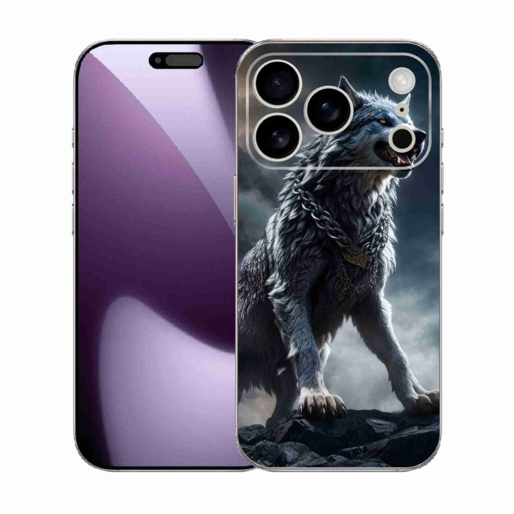 Gélový kryt mmCase na iPhone 17 Pro - vlk 1