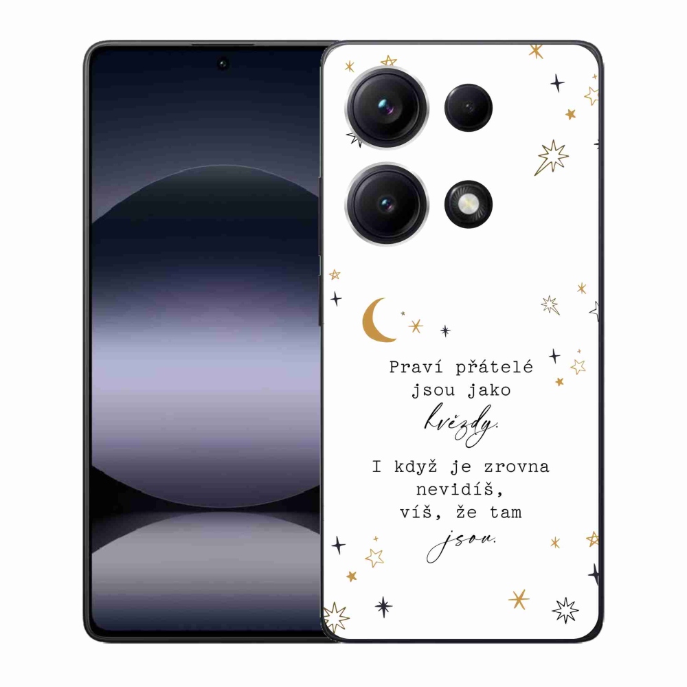 Gélový kryt mmCase na Xiaomi Redmi Note 14S - citát 6 biele pozadie
