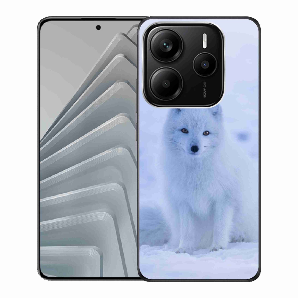 Gélový kryt mmCase na Xiaomi Redmi Note 14 5G - polárna líška