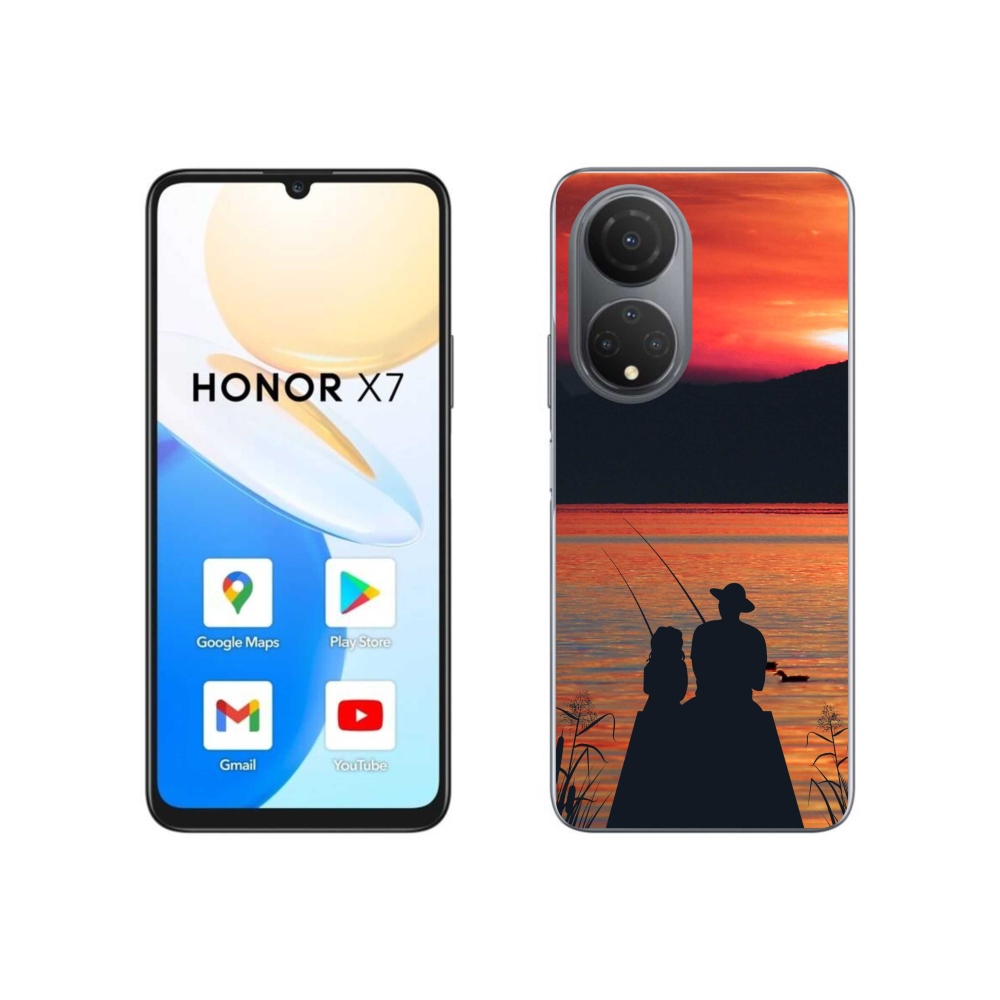 Gélový kryt mmCase na Honor X7 - rybárčenie 3