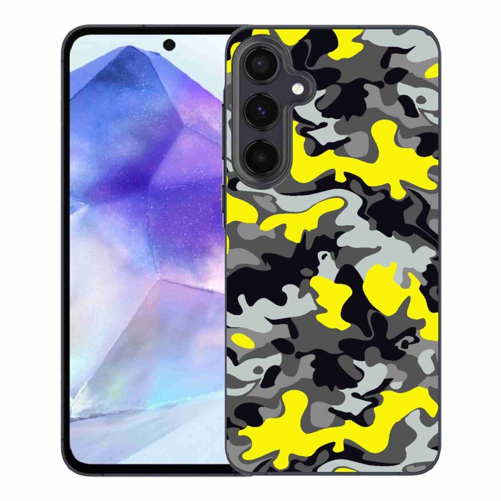 Gélový kryt mmCase na Samsung Galaxy A55 5G - maskáčový vzor 6