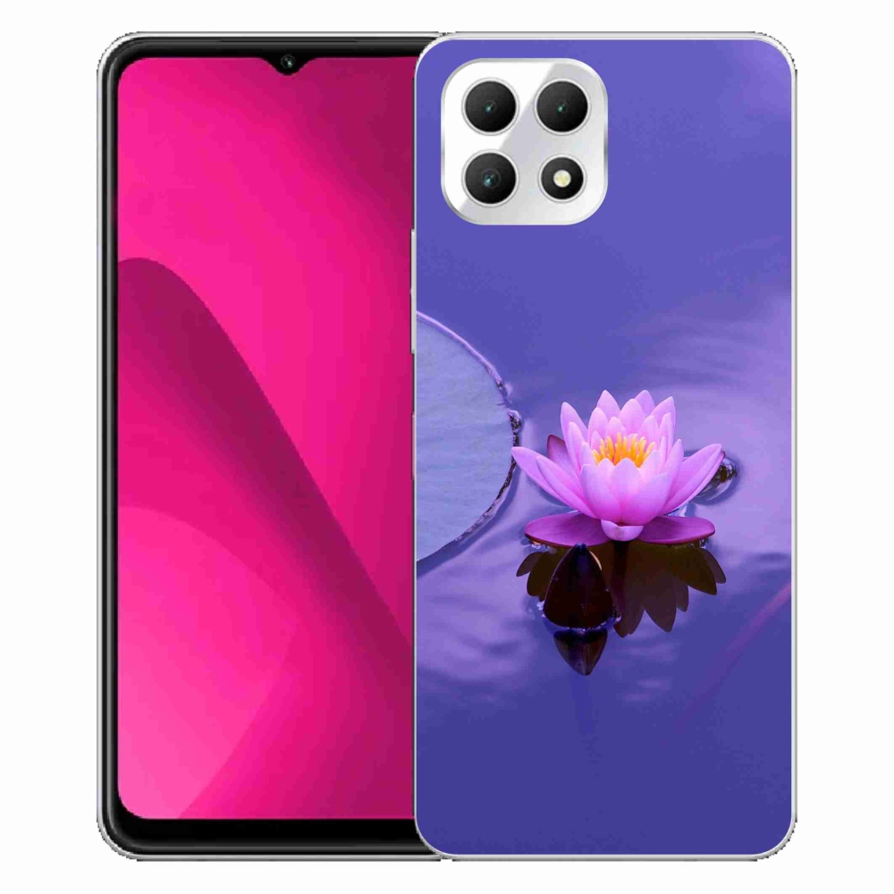 Gélový kryt mmCase na T-Mobile T Phone 2 - kvet na hladine