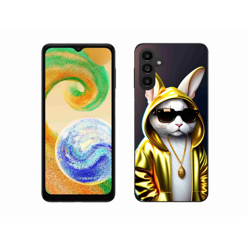 Gélový kryt mmCase na Samsung Galaxy A04s (164.7x76.7x9.1mm) - mačka boss