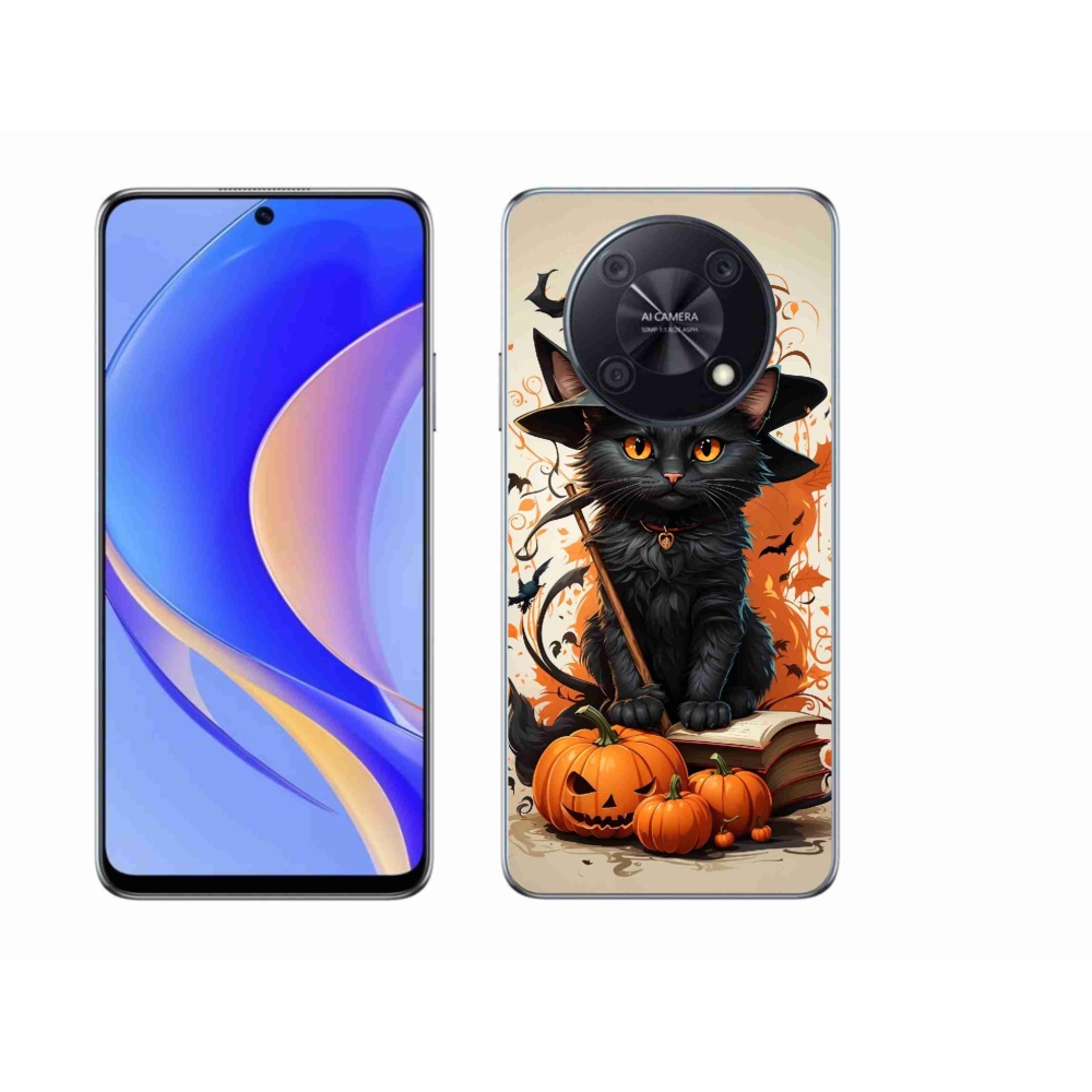 Gelový kryt mmCase na Huawei Nova Y90 - kocour čaroděj