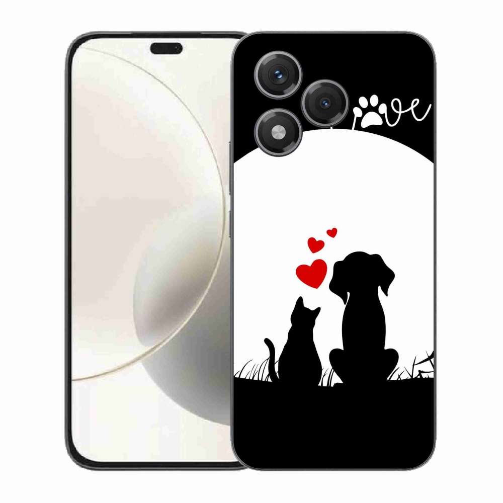 Gélový kryt mmCase na Honor 400 Lite - zvieracia láska