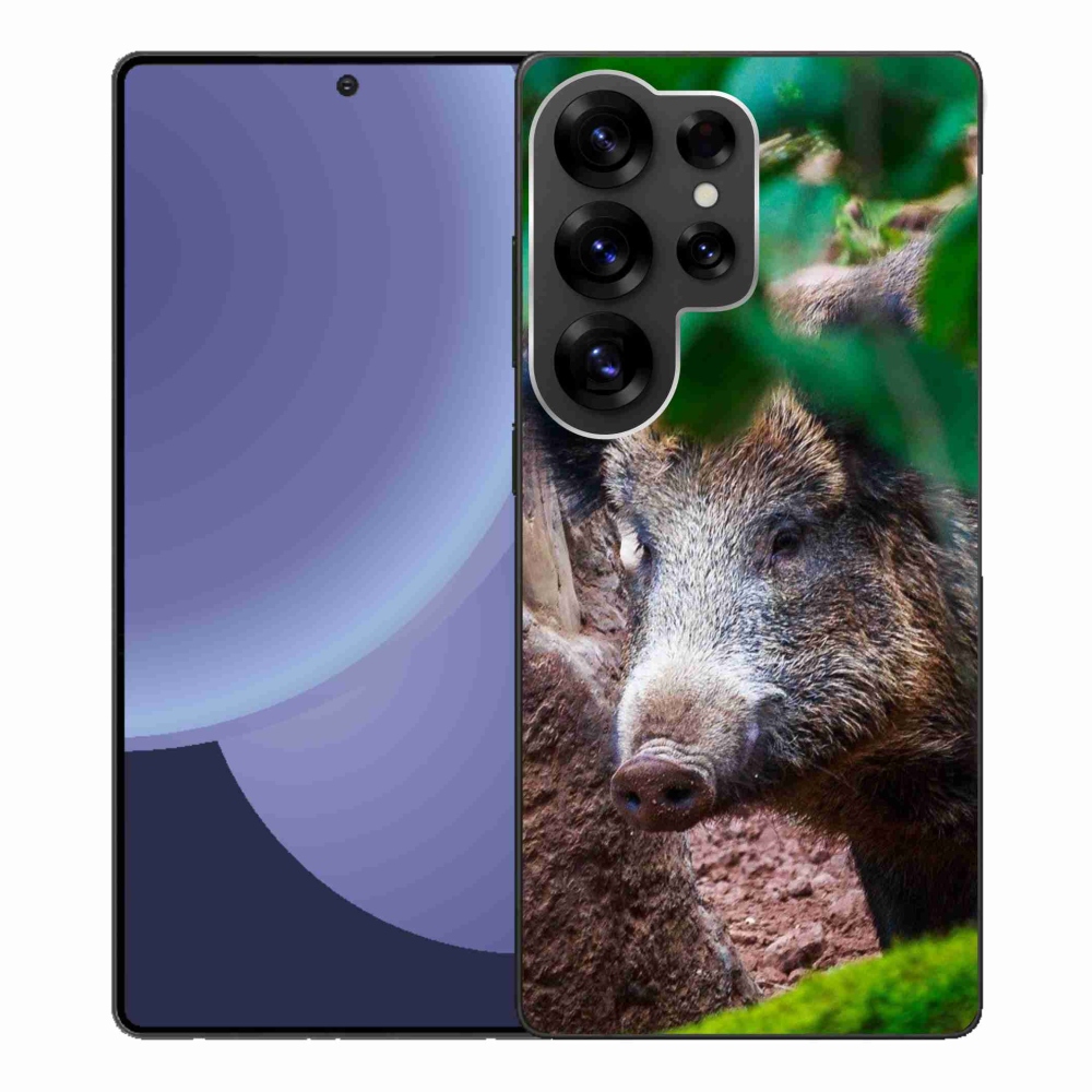 Gélový kryt mmCase na Samsung Galaxy S25 Ultra - divoké prasa