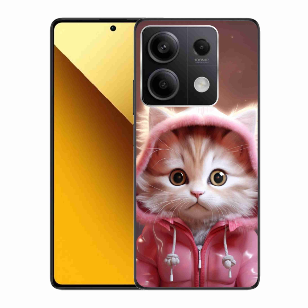 Gélový kryt mmCase na Xiaomi Redmi Note 13 5G - roztomilé mačiatko 3