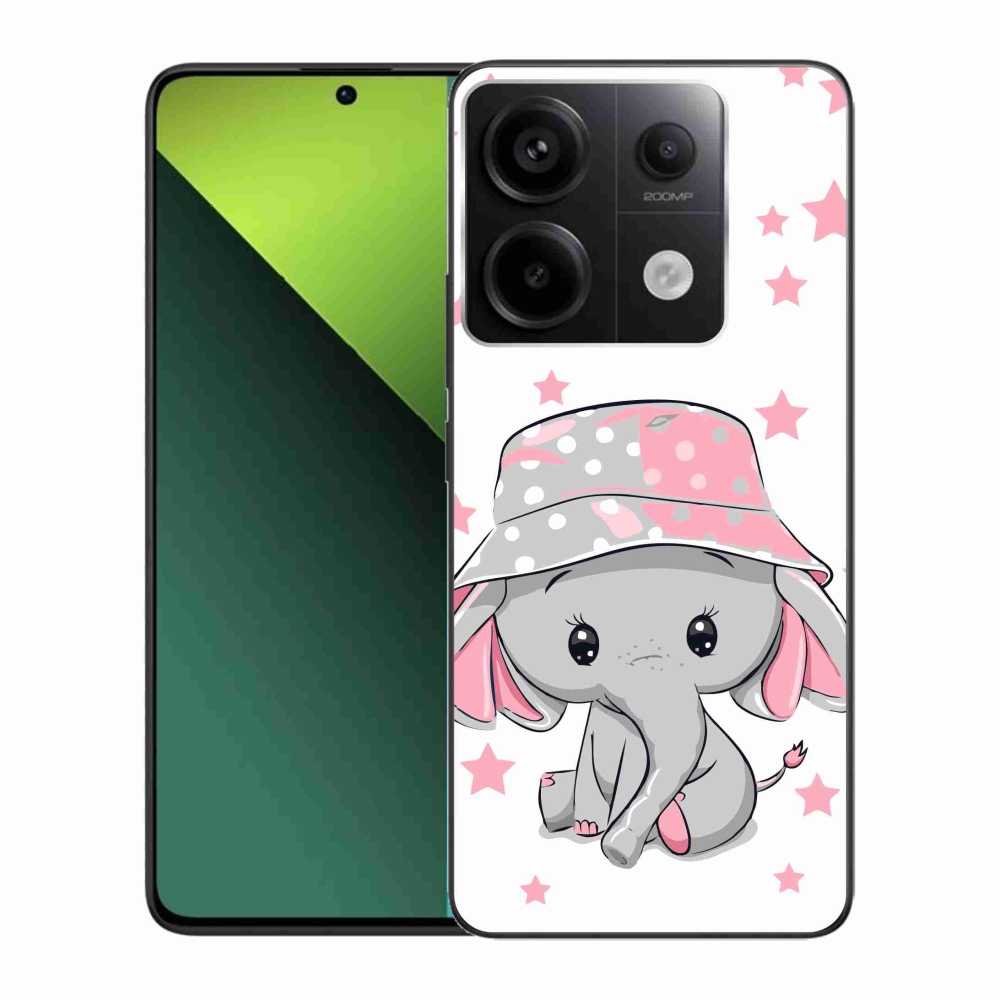 Gélový kryt mmCase na Xiaomi Redmi Note 13 Pro 5G/Poco X6 5G - ružový slon