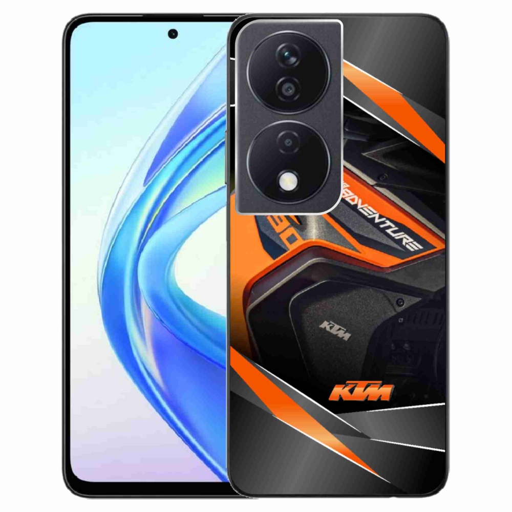 Gélový kryt mmCase na Honor X7b/Honor 90 Smart - motorka ktm