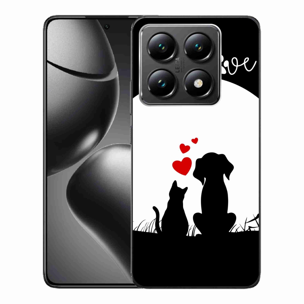 Gélový obal mmCase na Xiaomi 14T - zvieracia láska