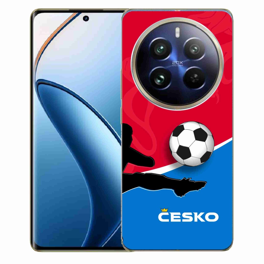 Gélový kryt mmCase na Realme 12 Pro 5G/12 Pro+ 5G - futbal Česko 2