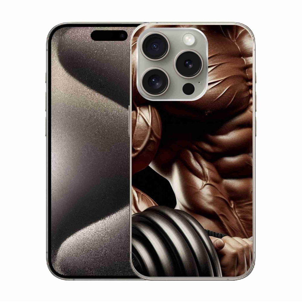 Gélový kryt mmCase na iPhone 15 Pro - posilňovanie 4