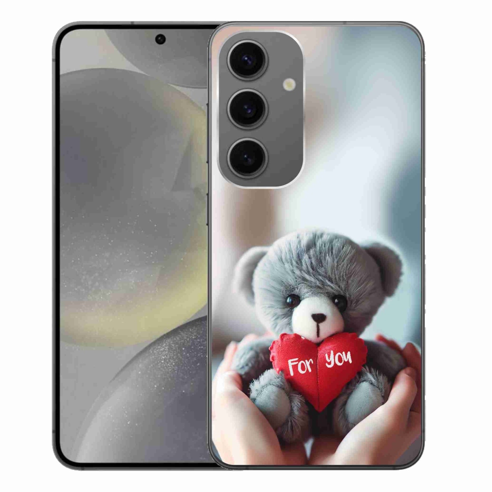 Gélový kryt mmCase na Samsung Galaxy S24+ - medvedík pre zamilovaných