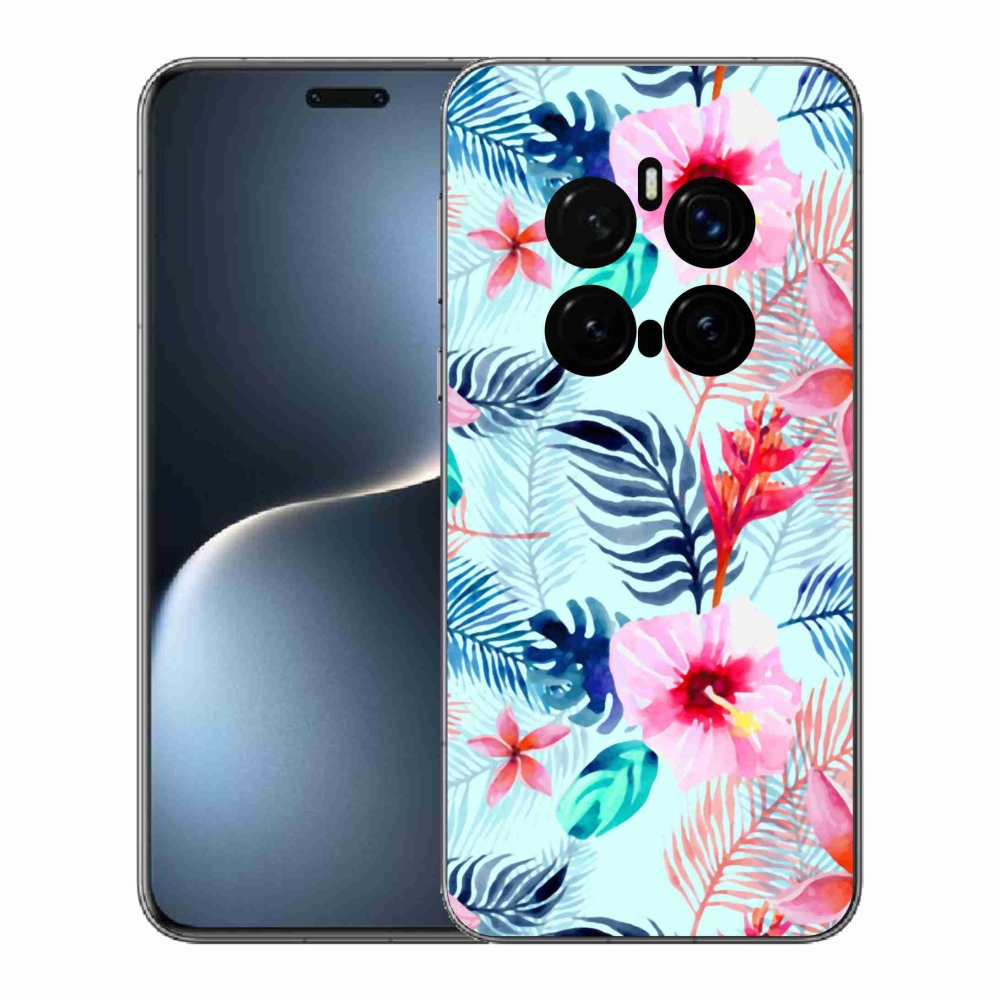 Gélový kryt mmCase na Honor Magic 7 Pro 5G - kvety