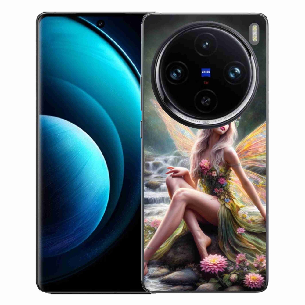 Gélový kryt mmCase na Vivo X100 Pro 5G - motýlia žena 1