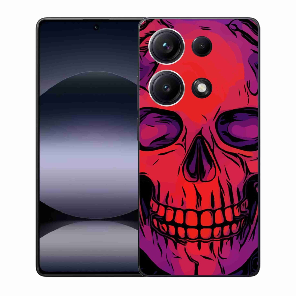 Gélový kryt mmCase na Xiaomi Redmi Note 14S - lebka