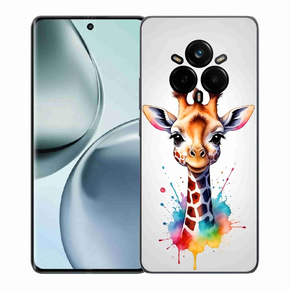 Gélový kryt mmCase na Realme 14 Pro+ 5G - žirafa 1