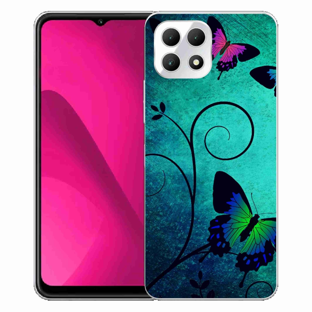 Gélový kryt mmCase na T-Mobile T Phone 2 - farební motýle