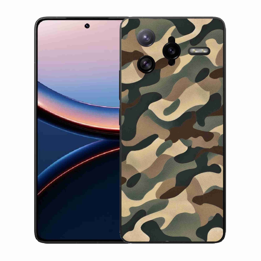 Gélový kryt mmCase na Xiaomi Poco F7 Ultra - maskáčový vzor 11