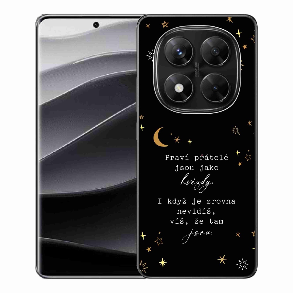 Gélový kryt mmCase na Xiaomi Redmi Note 14 Pro 5G/Poco X7 5G - citát 6 čierne pozadie