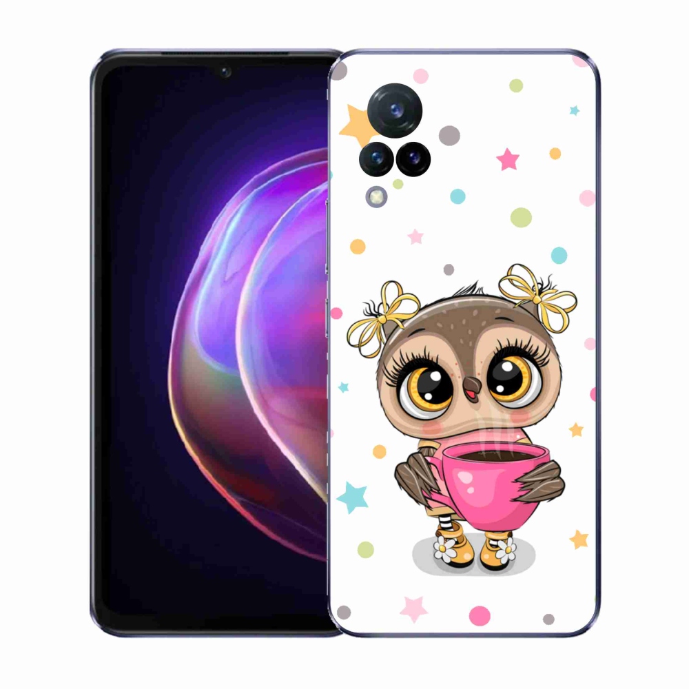 Gélový kryt mmCase na Vivo V21 4G/5G - kreslená sovička