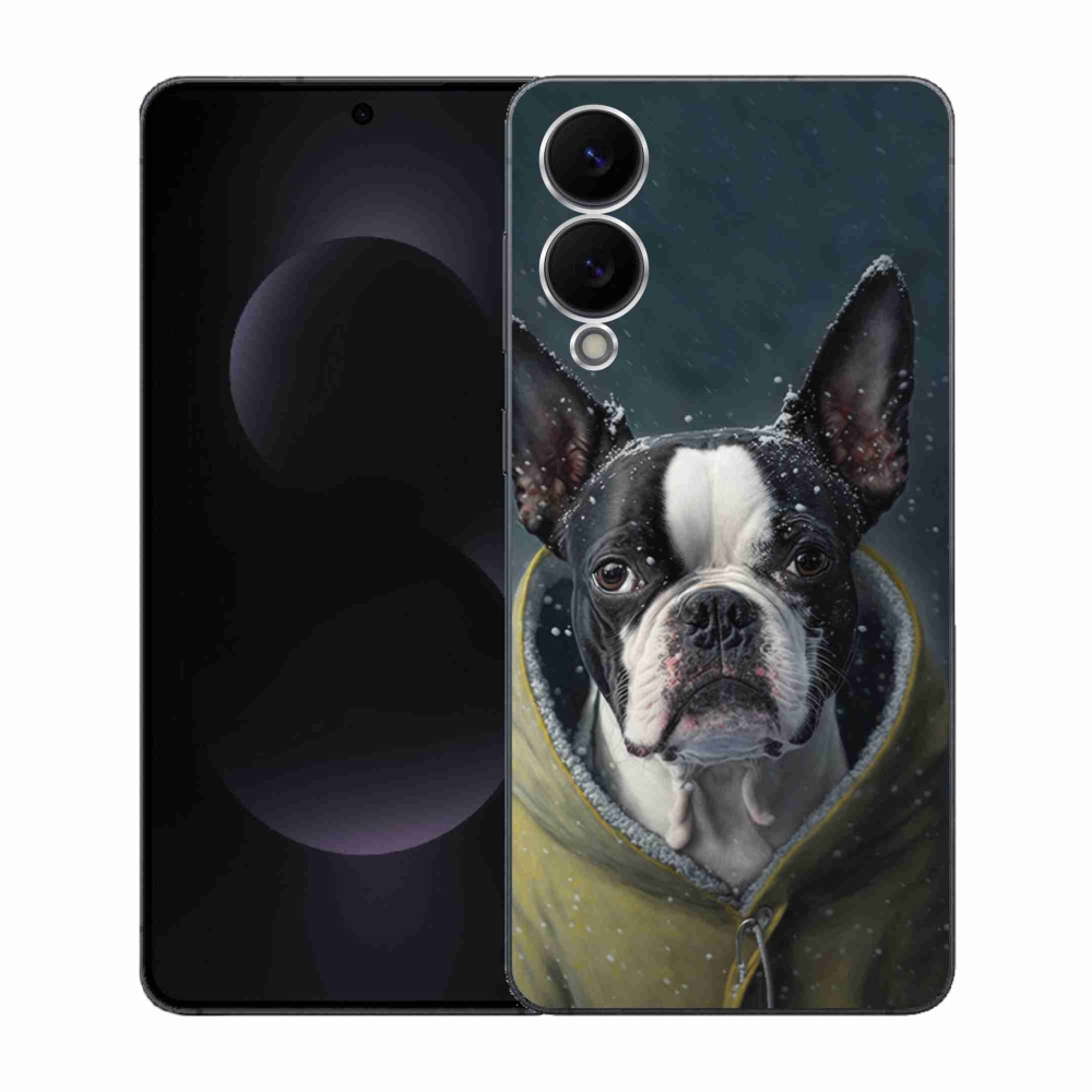 Gélový kryt mmCase na Samsung Galaxy S25 Edge - buldoček