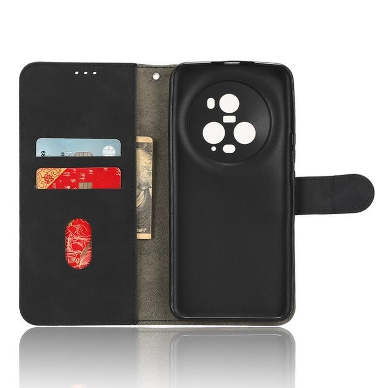 Wallet knižkové puzdro na Honor Magic 5 Pro 5G - čierne