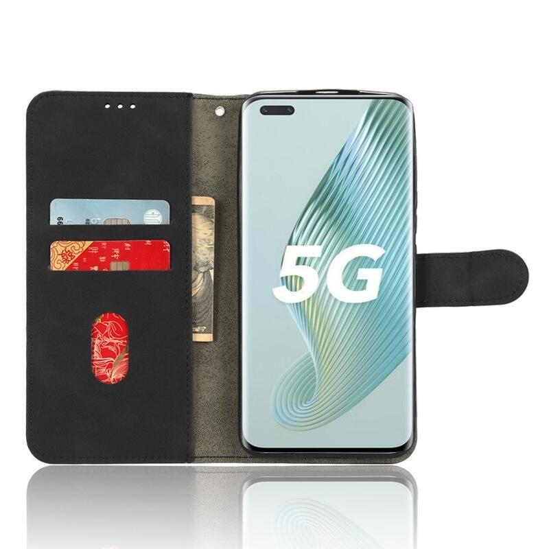 Wallet knižkové puzdro na Honor Magic 5 Pro 5G - čierne