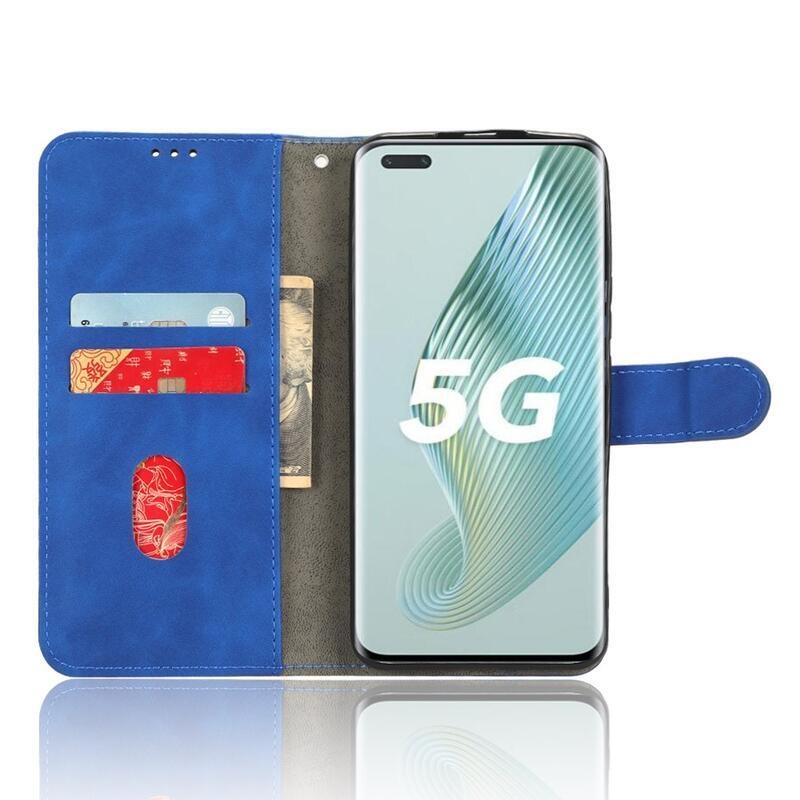 Wallet knižkové púzdro na Honor Magic 5 Pro 5G - modré