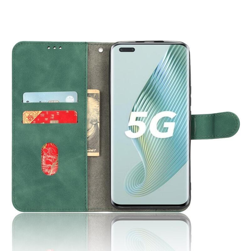 Wallet knižkové puzdro na Honor Magic 5 Pro 5G - zelené