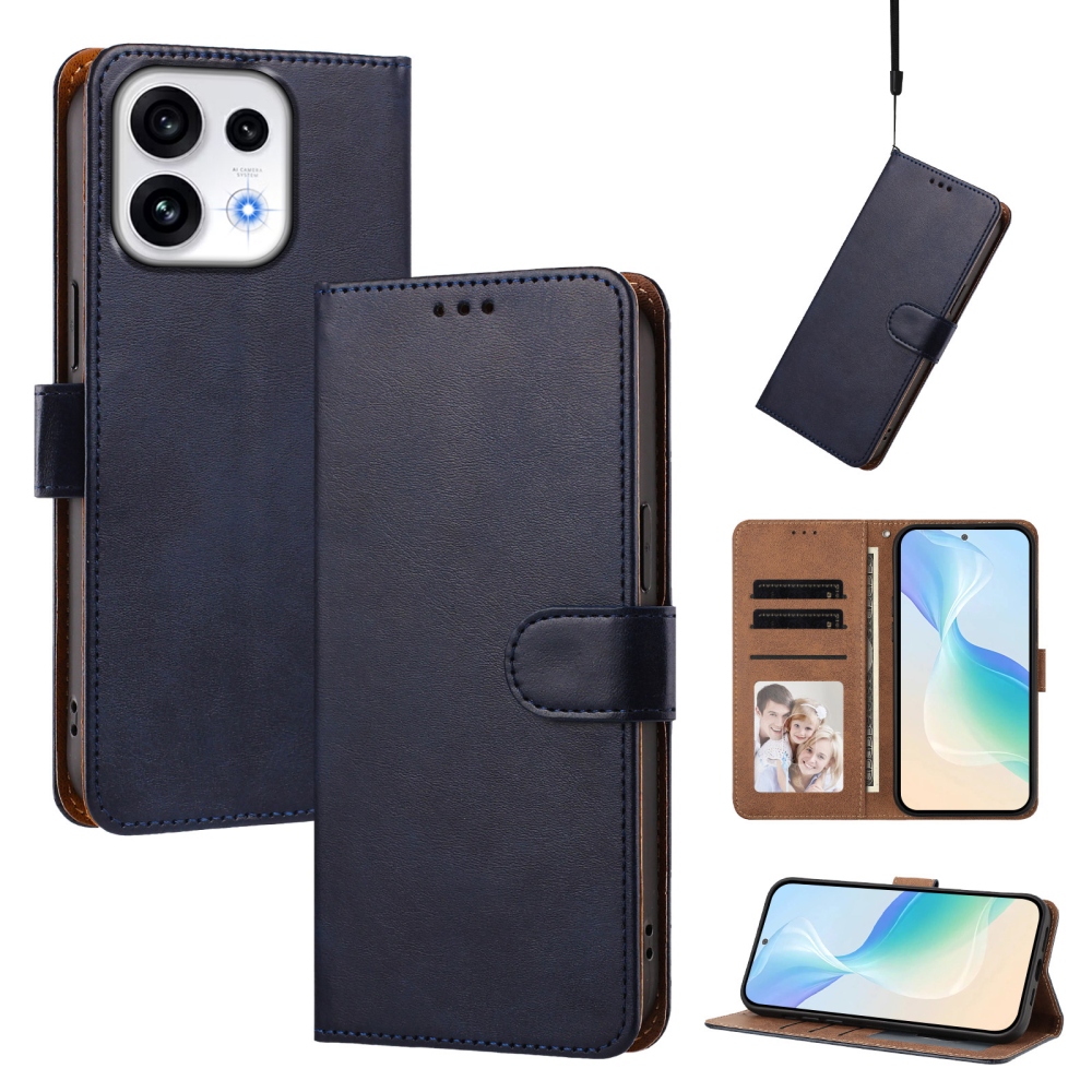 Wallet knižkové puzdro na Oppo Reno 16 Pro 5G/Oppo Reno 16 5G - modré