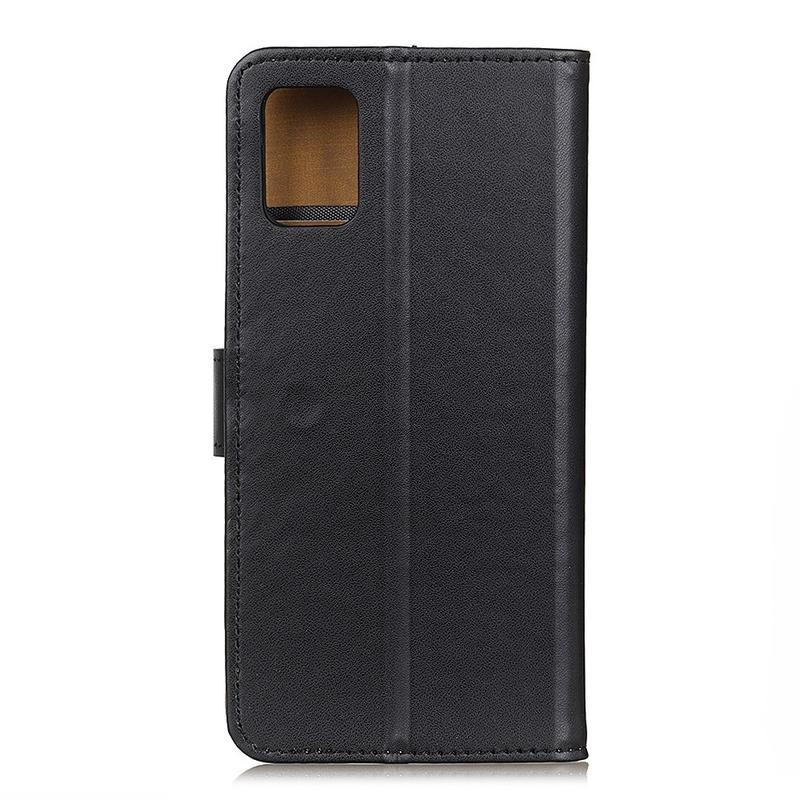 Wallet PU kožené peněženkové puzdro na mobil Samsung Galaxy A51 5G - čierne