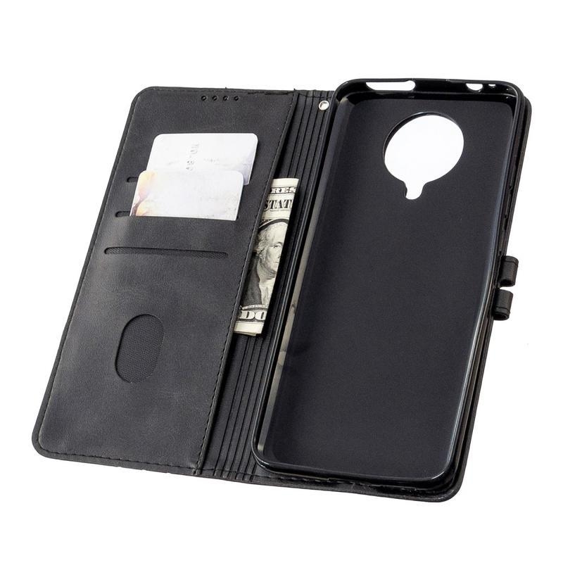 Wallet PU kožené peněženkové puzdro na mobil Xiaomi Poco F2 Pro - čierne