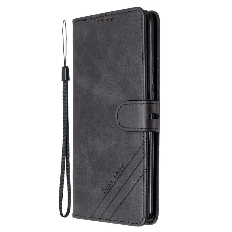 Wallet PU kožené peněženkové puzdro na mobil Xiaomi Poco F2 Pro - čierne